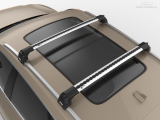 Příčníky Turtle Audi A4 B9 Avant 2016-2024 integrované podélníky, stříbrné tyče